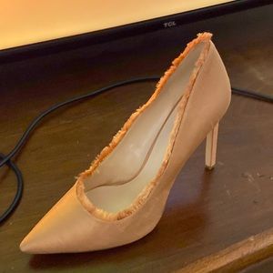 Nine West pumps with fringe detail